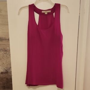Forever 21 Magenta Silk Tank Top